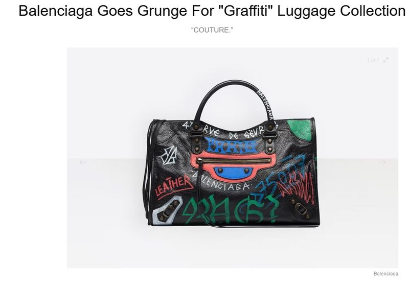 Cum a folosit artista geanta Balenciaga de 2.300 de dolari