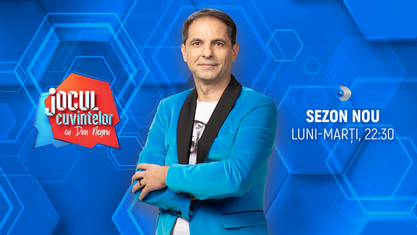 &Icirc;n această seară, de la ora 22:30, &icirc;ncepe un nou sezon &ldquo;Jocul cuvintelor cu Dan Negru&rdquo;, la Kanal D