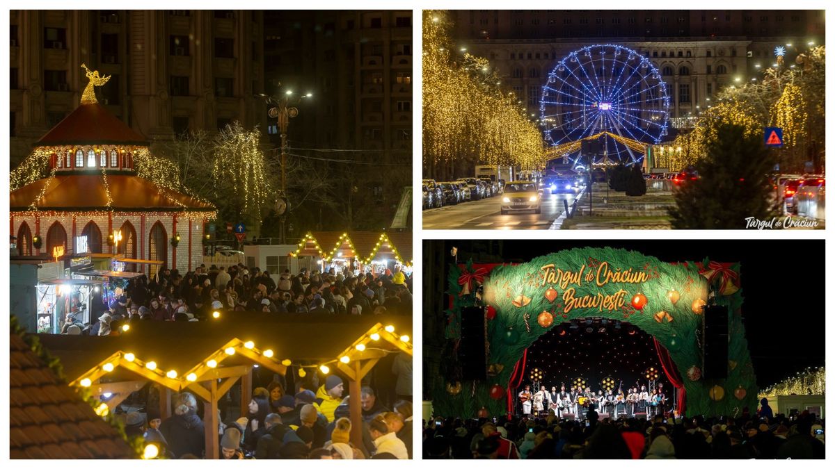Când este marea deschidere a Târgului de Crăciun din București? 