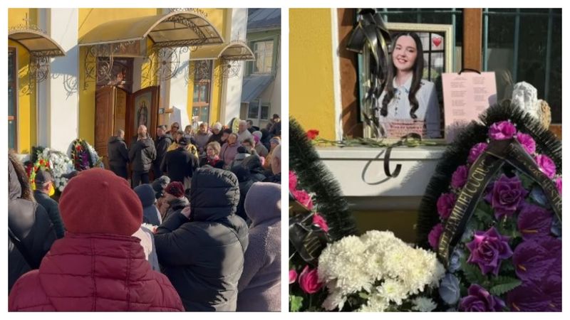 Andreea Cuciuc, înmormântată în lacrimi