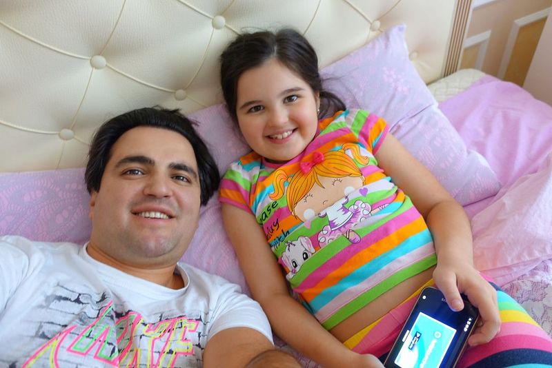 Fotografia postată de Igor Cuciuc cu Andreea de când era mică