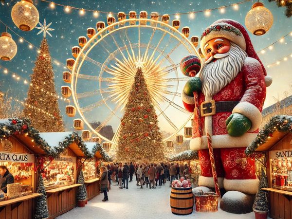 Laminor Winter Wonderland 2024 vrea să ia fața tuturor t&acirc;rgurilor de Crăciun: 5 tăr&acirc;muri magice, Moș Crăciun de 9 metri și roată panoramică de 30 de metri