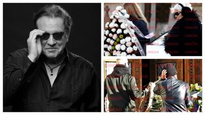 Imagini sfâșietoare de la înmormântarea lui Gabriel Cotabiță! Prieteni și colegi de breaslă își iau rămas bun de la marele artist