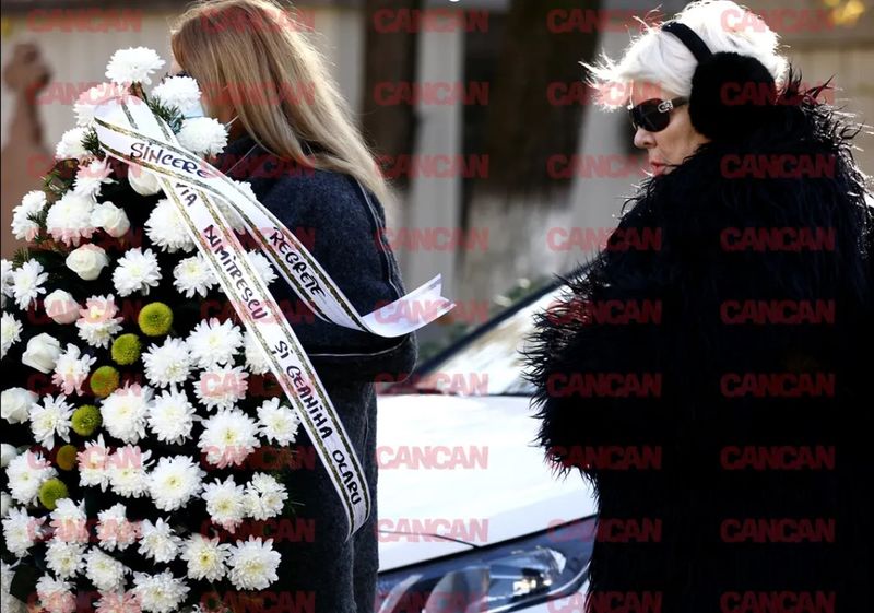 Primele imagini de la înmormântarea lui Gabriel Cotabiță