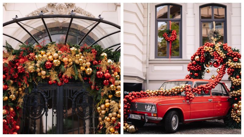 Cum arată clădirile decorate de Crăciun din București? 