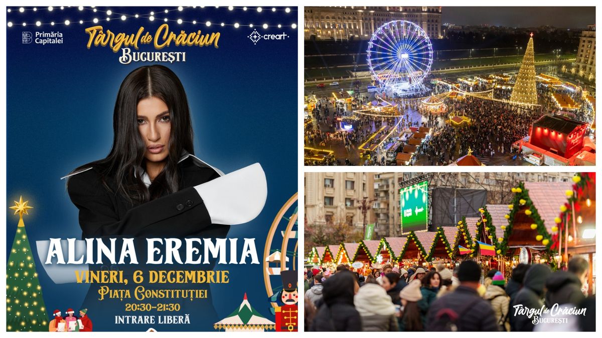 Ce poți face la Târgul de Crăciun din București pe 6 decembrie 2024? 