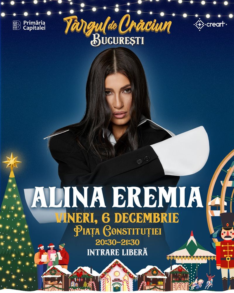 Ce concerte vor avea loc la Târgul de Crăciun din București? 