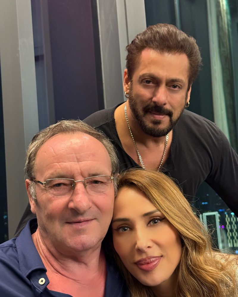 Fotografii rare cu Iulia Vântur și Salman Khan