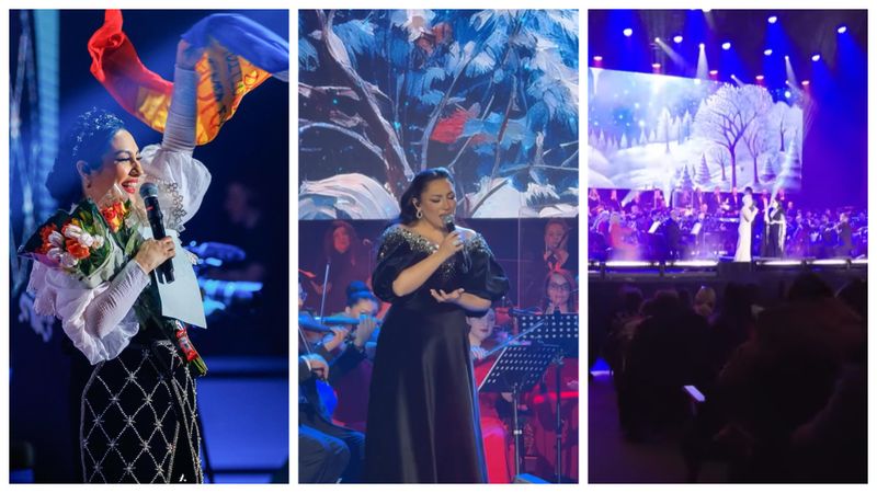 Andra, moment inedit după concertul de colinde de la Bacău. Artista a cobor&acirc;t de pe scenă unde a fost &icirc;mbrățișată de zeci de copii