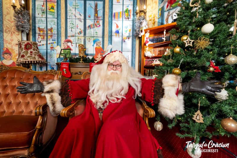 Moș Crăciun ajunge pe 14 decembrie la București 