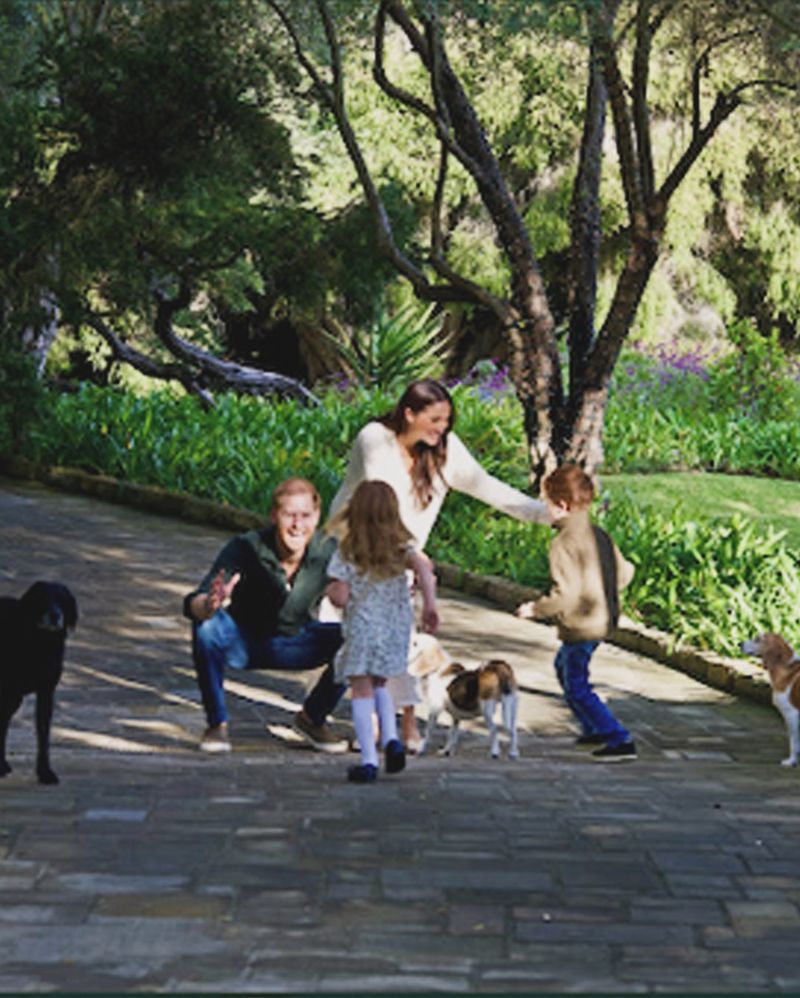 Harry și Meghan dezvăluie felicitarea lor de Crăciun