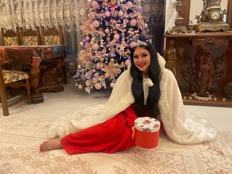 Medana Oprea, sedinta foto Craciun 2024