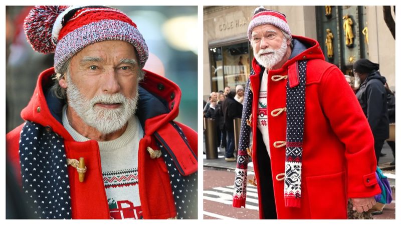 Arnold Schwarzenegger joacă rolul unui Moș Crăciun