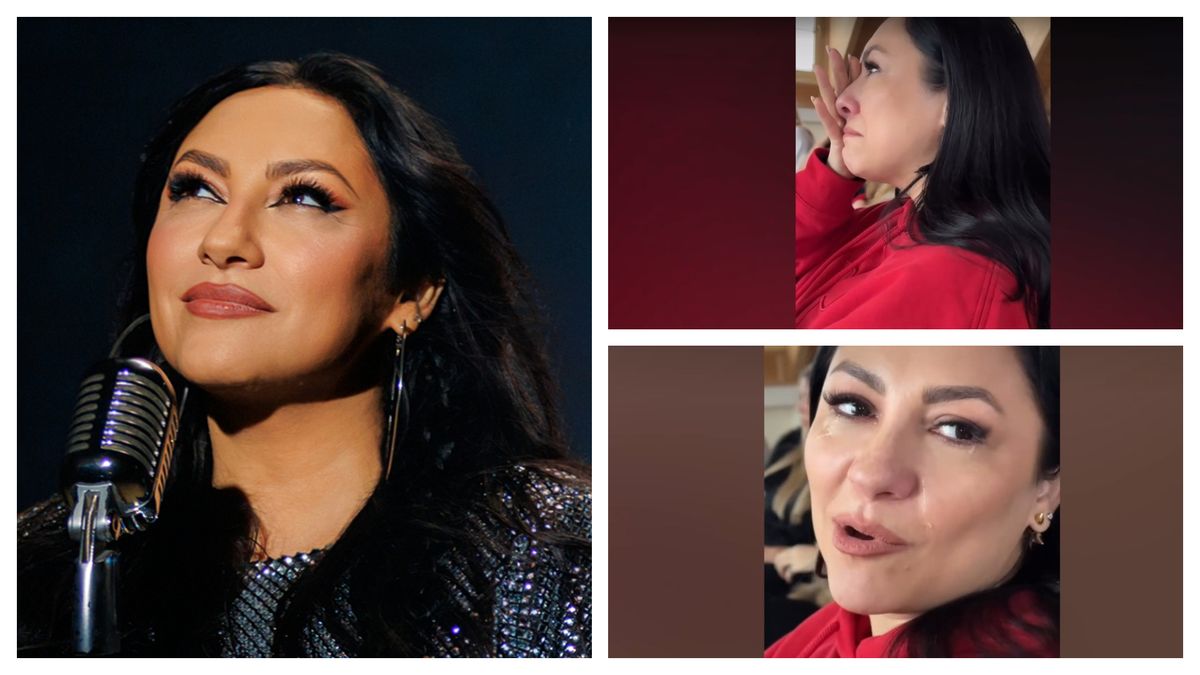  Andra, surprinsă plângând