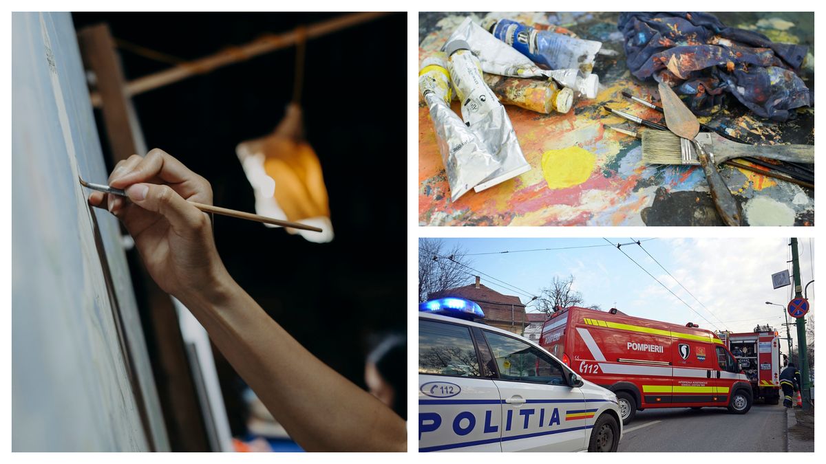 O pictoriță din București și-a înjunghiat colegul într-un atelier 