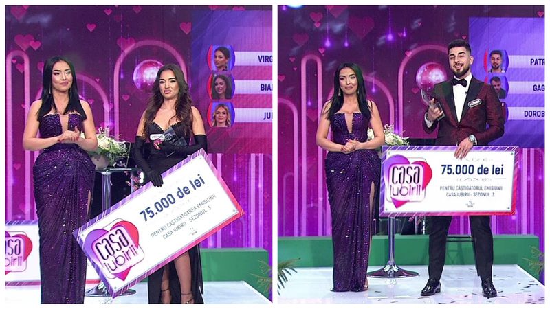 Virginia și Patrick c&acirc;știgă Casa Iubirii, sezonul 3. Finaliștii, primele declarații: "E un sentiment unic"