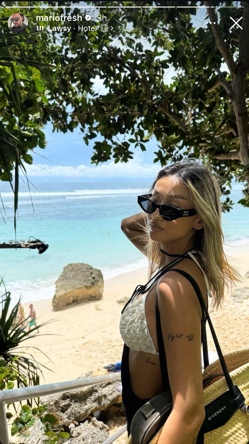 Mario Fresh, prima imagine cu noua iubită sexy pe plaja din Bali