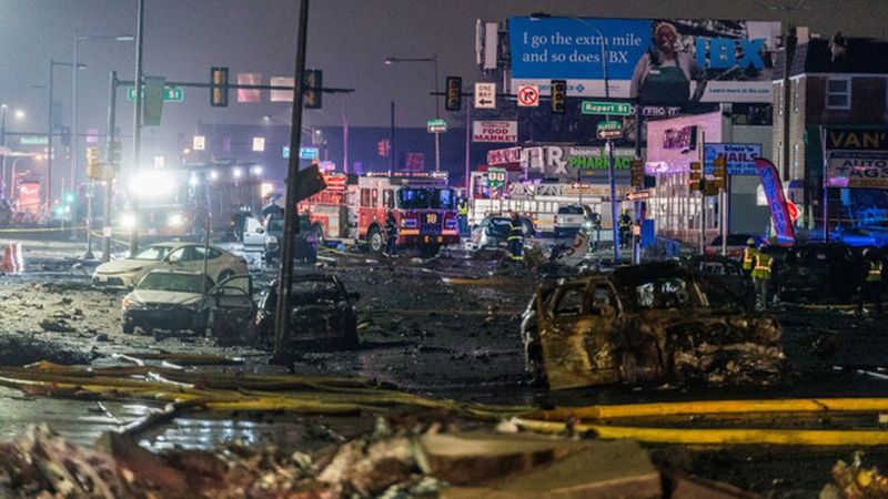 Avion medical prăbușit în Philadelphia