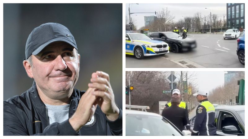 VIDEO Gheorghe Hagi nu se aştepta la aşa ceva: "L-am depistat rapid". Motivul pentru care polițiştii l-au oprit &icirc;n trafic pe &bdquo;Regele&rdquo; fotbalului rom&acirc;nesc