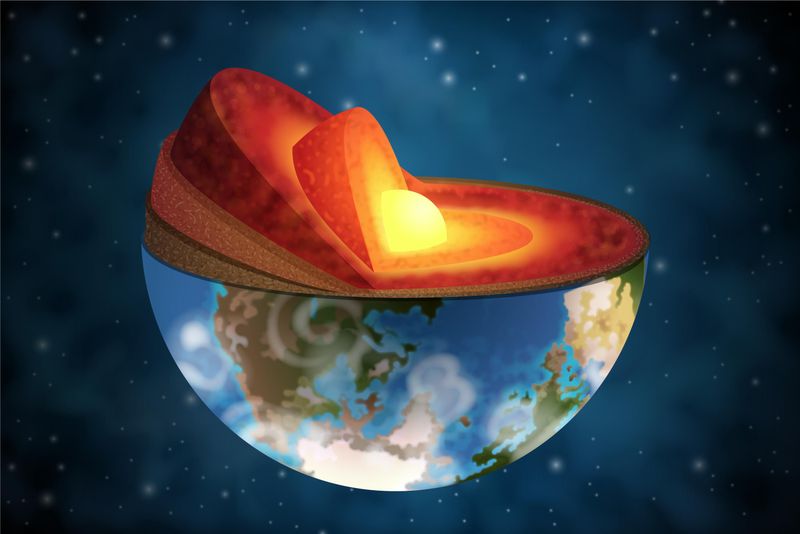 Nucleul Interior al Pământului și-a schimbat forma 