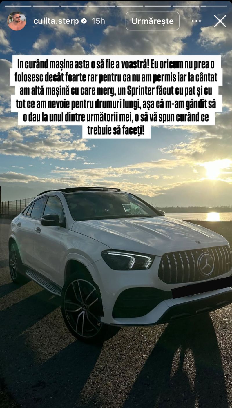  Artistul oferă gratis un Mercedes-Benz GLE Coupe de 60.000 de euro