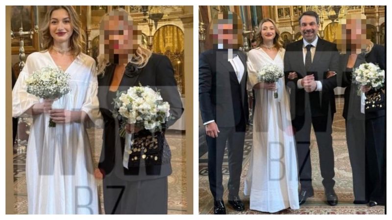 Ce ținută a ales Cristiana Luca la cununia cu Alexandru Papadopol