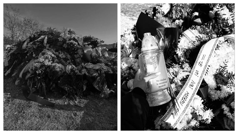 Gestul emoționant făcut de sora lui Andrei Perneș la mormântul acestuia