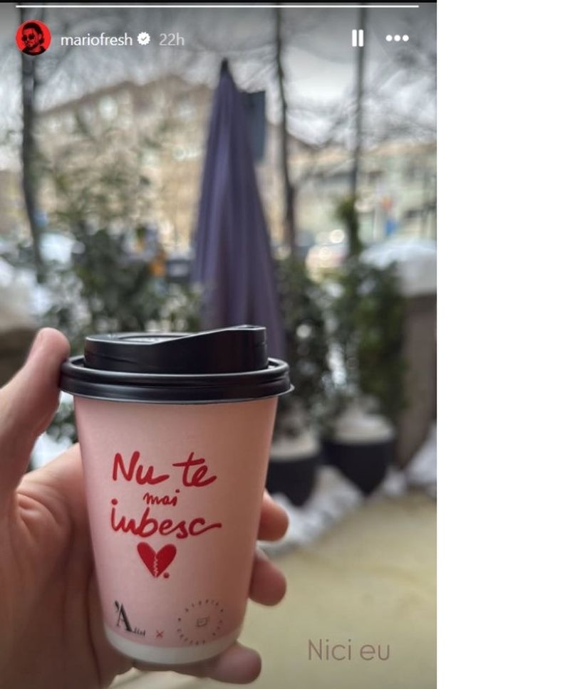 Mario Fresh, gest neașteptat după despărțirea de Alexia Eram