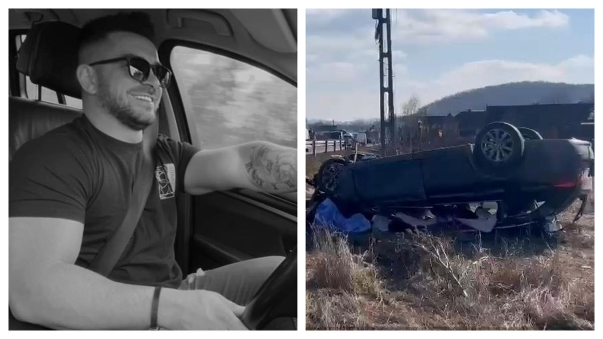 Gest emoționant la locul accidentului