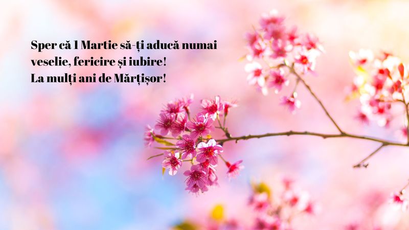 Iată cele mai frumoase felicitări pentru Mărțișor în 2025