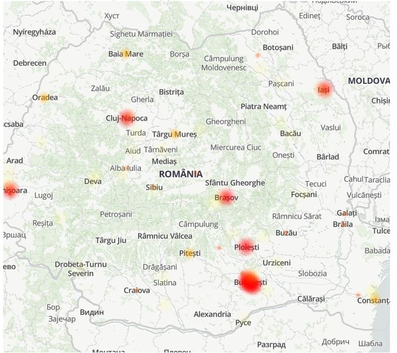 Whastapp a picat în România
