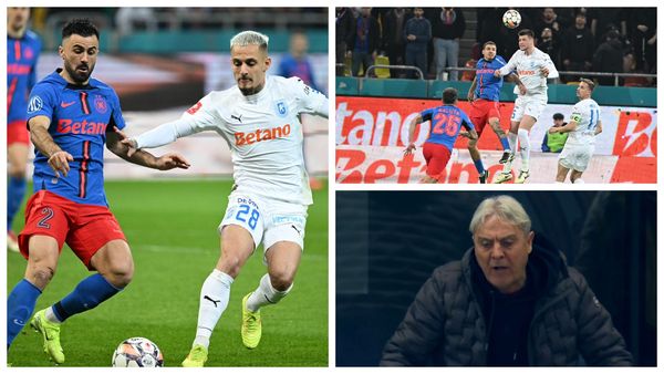 Scandal de proporții la meciul FCSB &ndash; Universitatea Craiova. Sorin C&acirc;rțu nu s-a mai putut controla și a recurs la &icirc;njurături. Cuvinte greu de reprodus