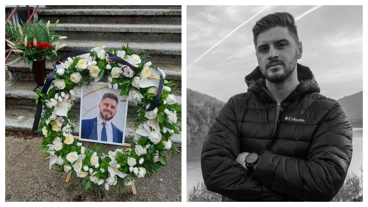 Trupul neînsuflețit al lui Răzvan Arnăut, depus la capelă