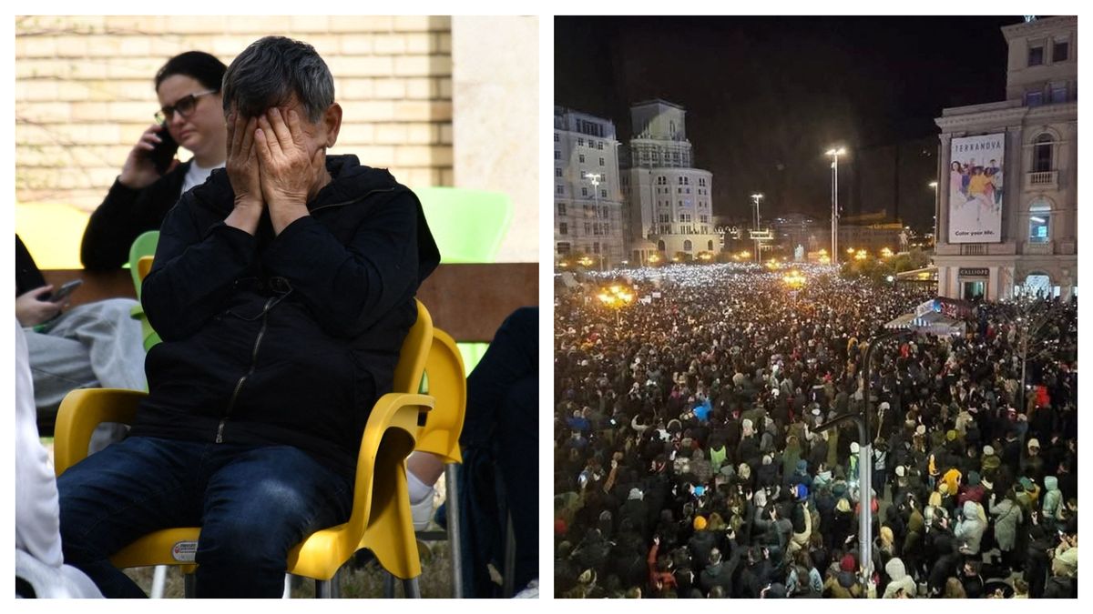 Mii de oameni cer dreptate în stradă în Macedonia de Nord 