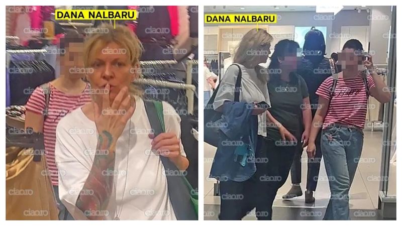 Cum a fost surprinsă Dana Nălbaru într-un mall din Capitală