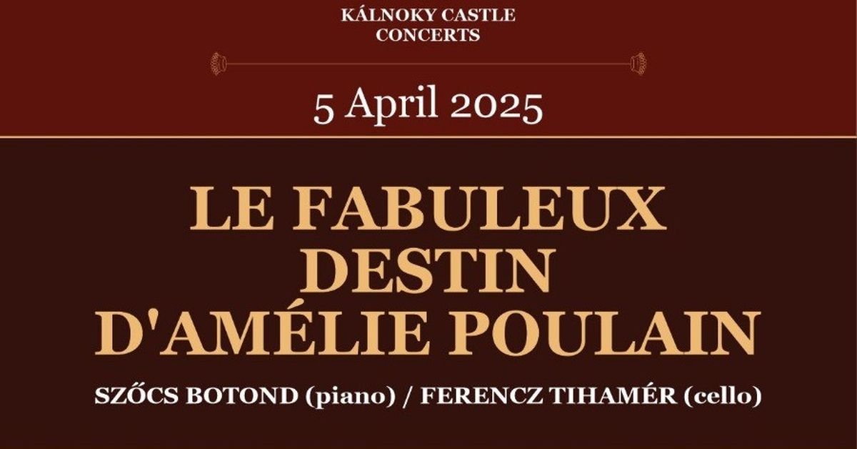 Fabulosul Destin a lui Amélie revine in Transilvania prin acorduri muzicale la castel! Contele Tibor Kálnoky admiră muzica lui Yann Tiersen
