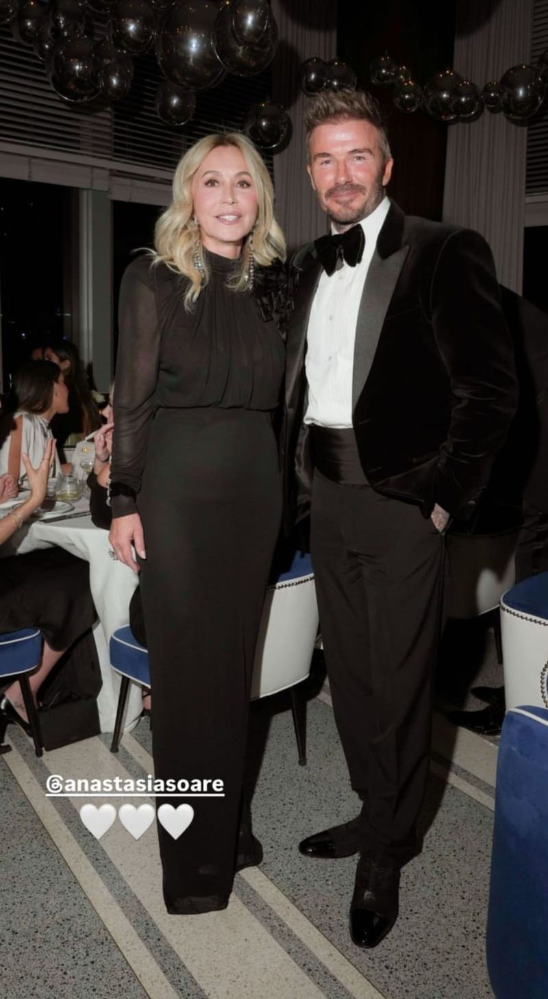 Anastasia Soare, singura româncă la ziua lui Beckham