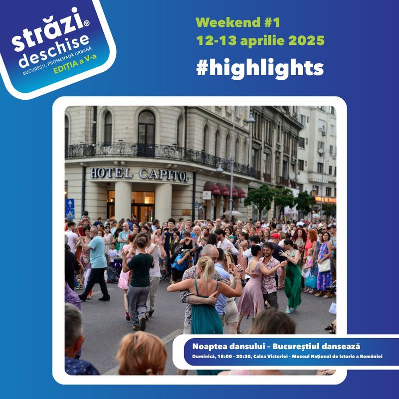 Ce poți face în București în weekendul 12-13 aprilie 2025? 