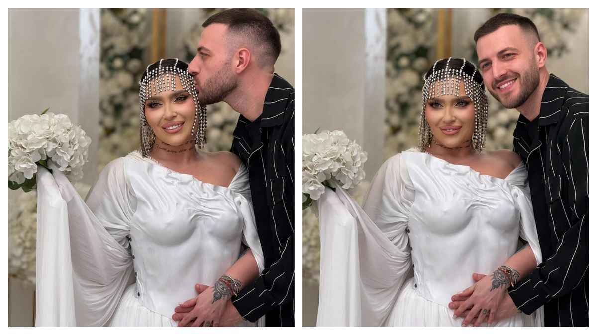 Oana Radu explică apariția în rochie de mireasă