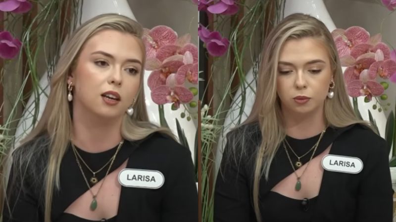 Larisa a COMIS-O: "Ce ai zis?". St&acirc;njenită de situaţie, noua concurentă din Casa Iubirii a &icirc;ncercat să acopere "ruşinea". Iată ce GAFĂ de proporţii a făcut &icirc;n fața camerelor de filmat