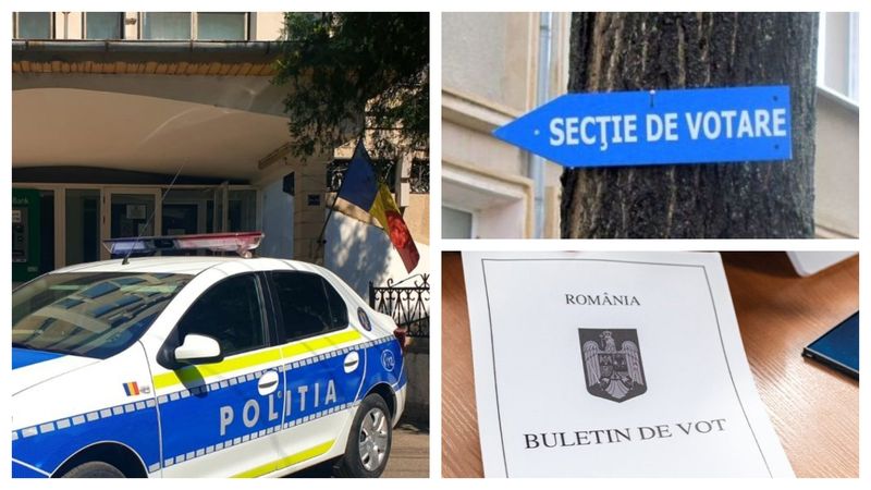 Incident neaşteptat &icirc;n ziua votului. Ce a putut să facă un bărbat de 55 de ani &icirc;n fața comisiei secției de votare. A fost nevoie de intervenția poliției