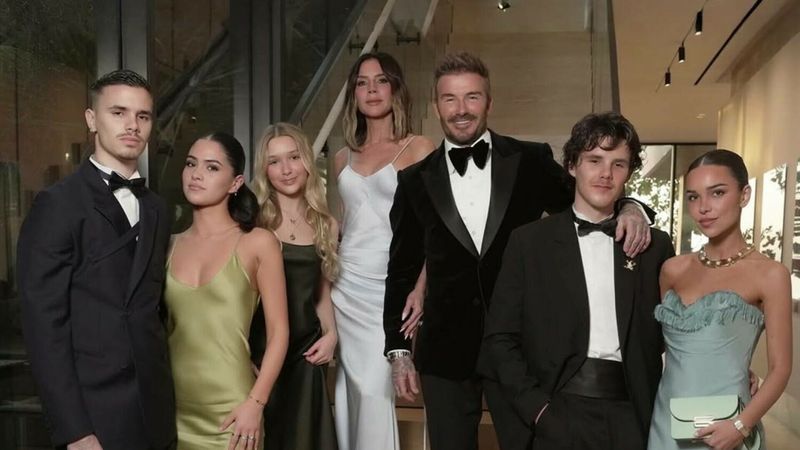 Familia Beckham, în mijlocului unui scandal