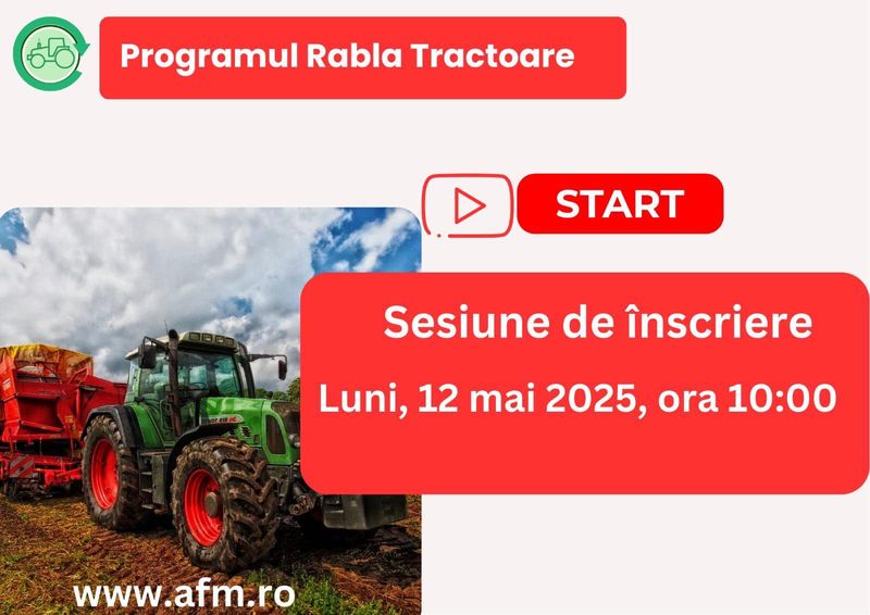 Ce dificultăți întâmpină cei care vor să se înscrie în Programul Rabla pentru Tractoare? 