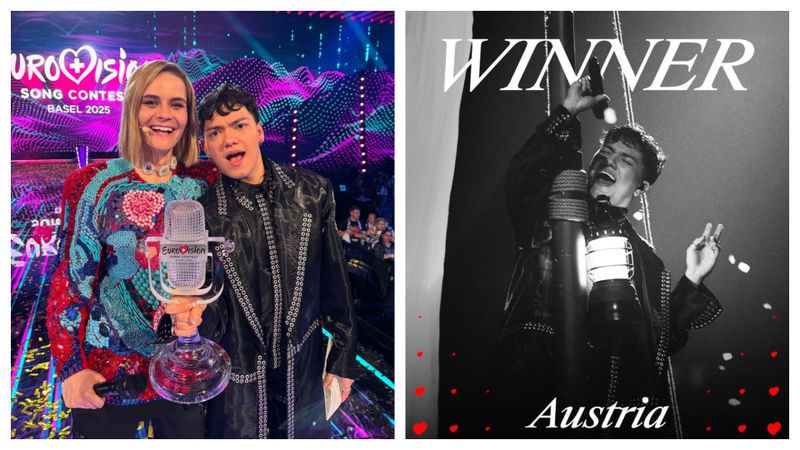 Austria a c&acirc;știgat Eurovision 2025. Cine este Johannes Pietsch, cunoscut sub numele de scenă JJ