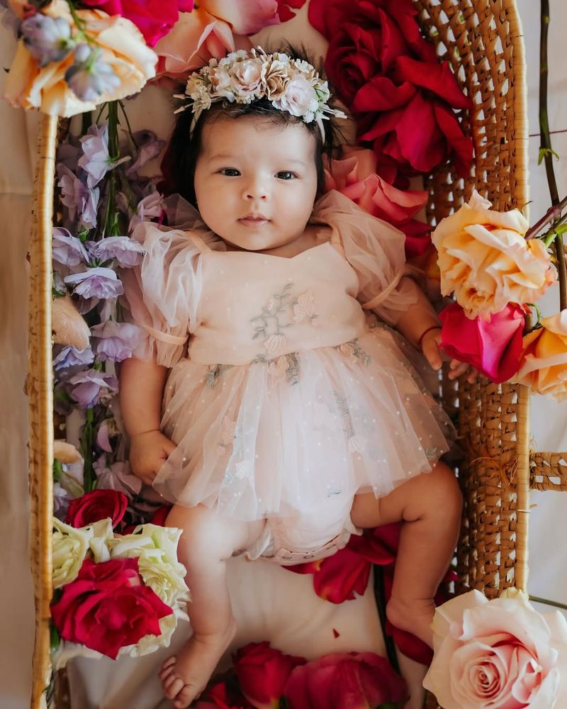 Culiță Sterp și Daniela Iliescu și-au botezat fetița 