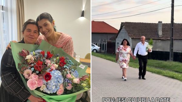Mama Geta, surprinsă de mană cu un bărbat pentru prima dată dupa mai bine de 10 ani de la despărțirea de tatăl celor trei copii?: "WOW, mama Geta!!! Ce frumoasa este dragostea!"