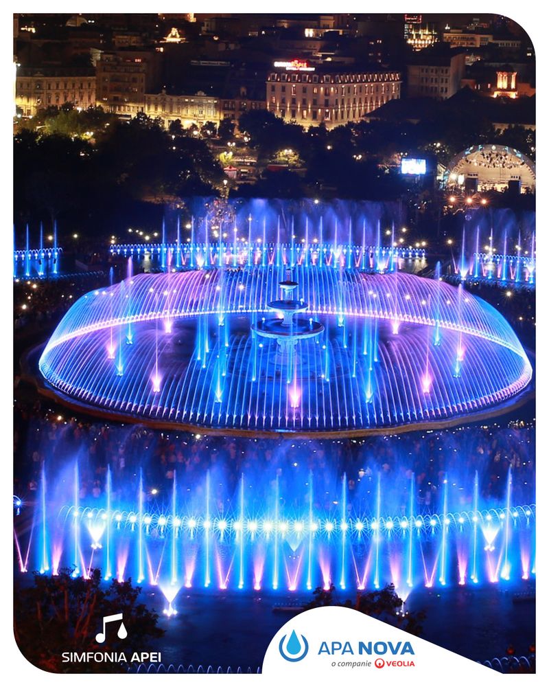 Fântânile Cântătoare de la Unirii au fost închise marți, 10 iunie 