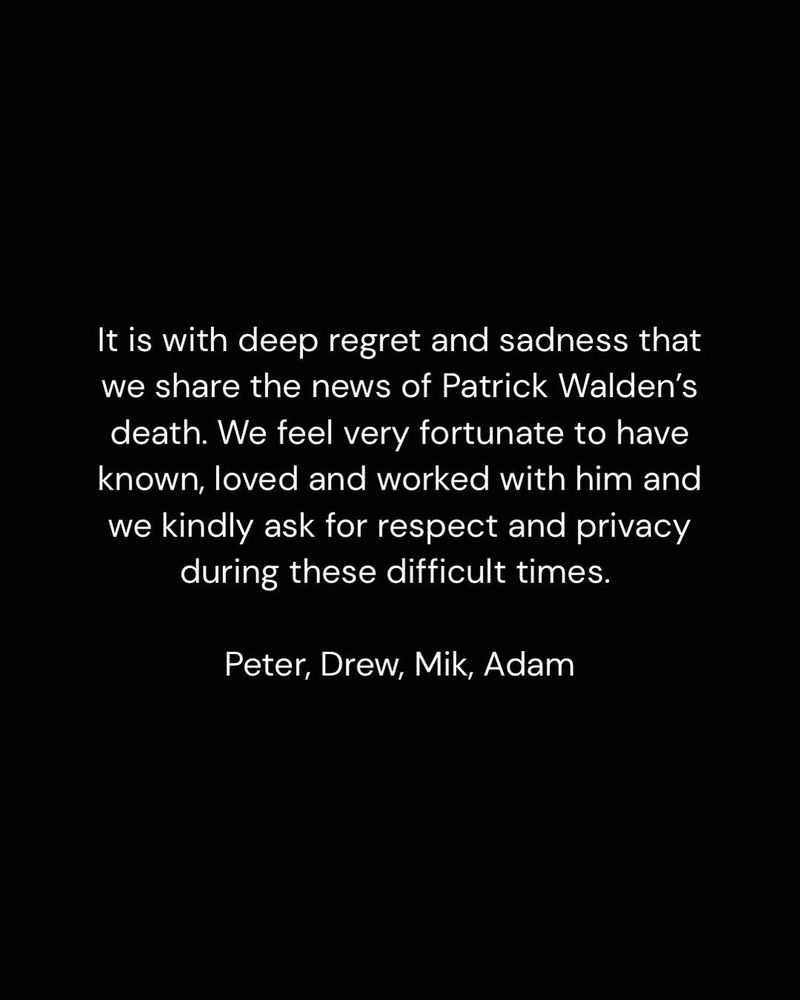 Patrick Walden a murit