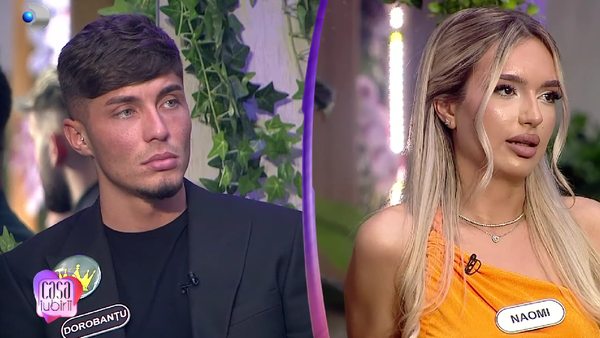 Naomi, gata să renunțe la Dorobanțu din cauza apropierii de Veronica: „Este un om care mă irită. Mi se pare că mi-a făcut și puțin rău zilele astea”. Concurenta din Casa Iubirii i-a spus clar că între ei nu poate fi nimic dacă această prietenie continuă