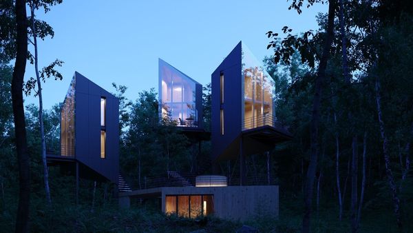 NCLAV, hotelul unic &icirc;n lume la Sadu, județul Sibiu! Are camere rotative și spa &icirc;n mijlocul naturii